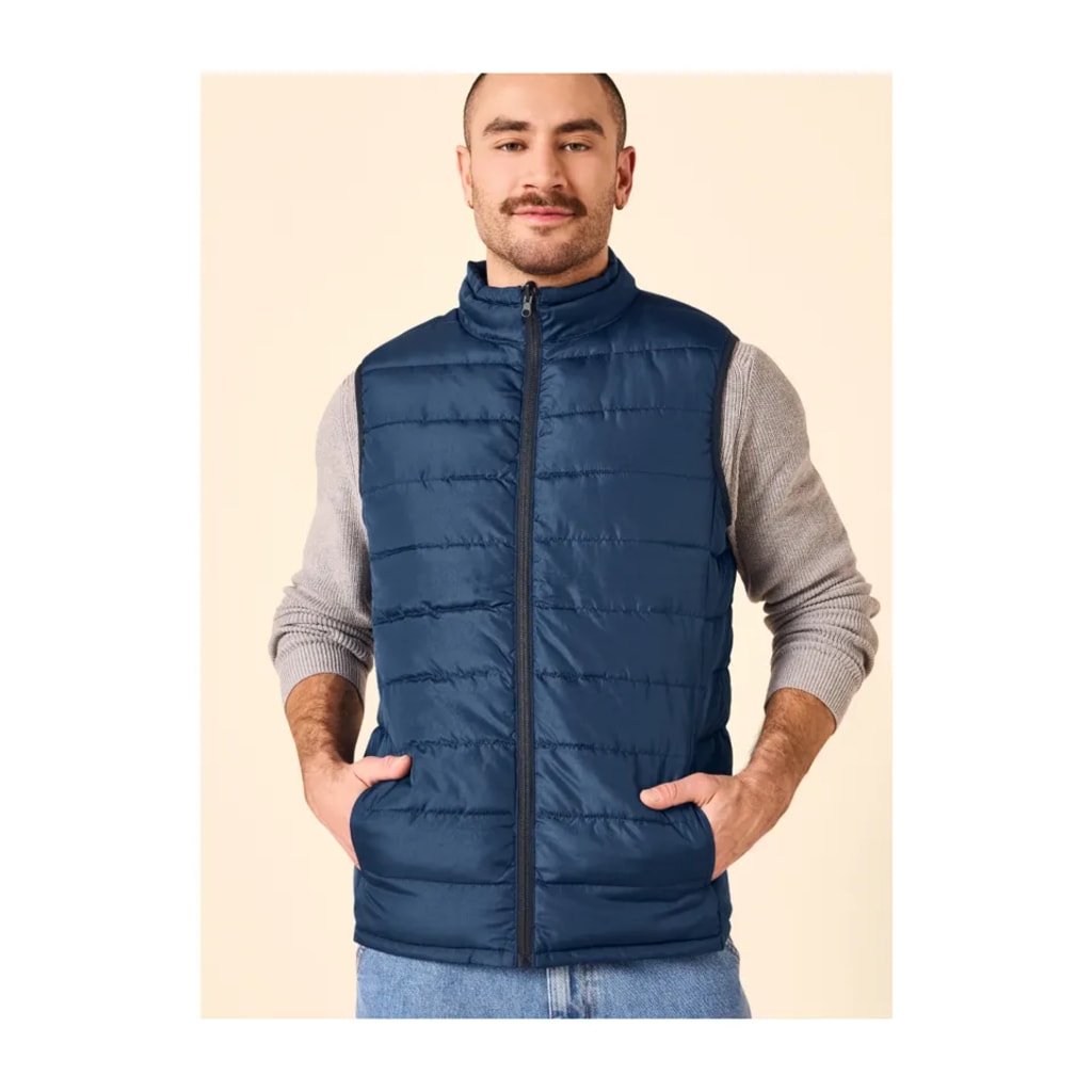 Men’s Blue Reversible Gilet
