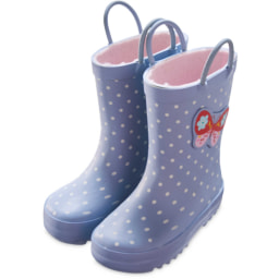 Blue Butterfly Toddler Wellies