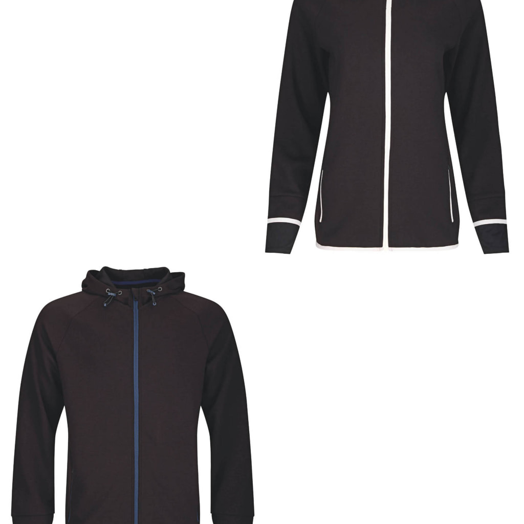 Adults' Running Jacket Black/White