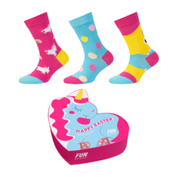 Kids’ Fun Easter Socks - 3 Pack