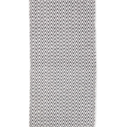 Grey Zig Zag Decorative Rug