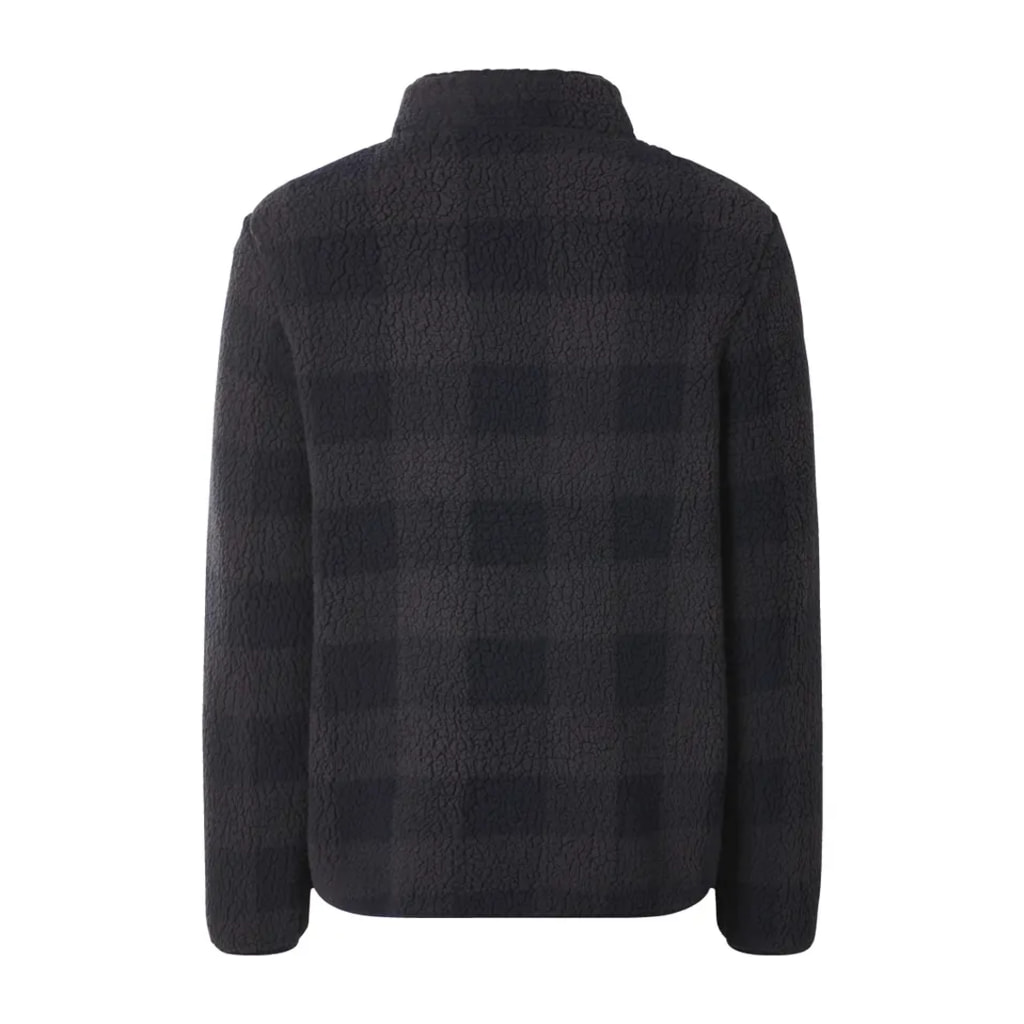 Men’s Checkered Teddy Fleece Jacket