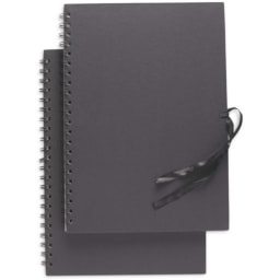Script Black A4 Ringbound Sketchbook
