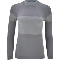 Ladies' Grey Ski Baselayer Shirt