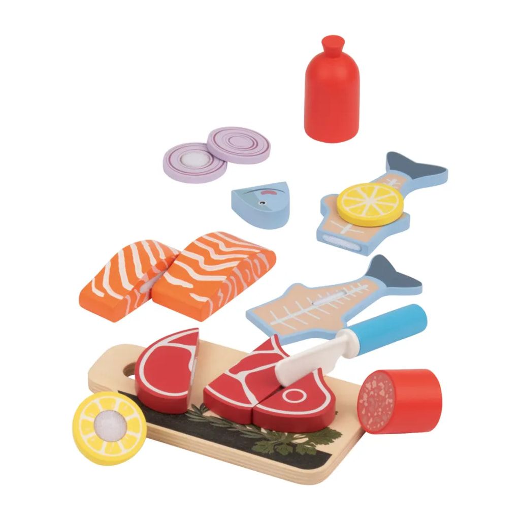 Meat & Fish Play Set - 16 Pieces