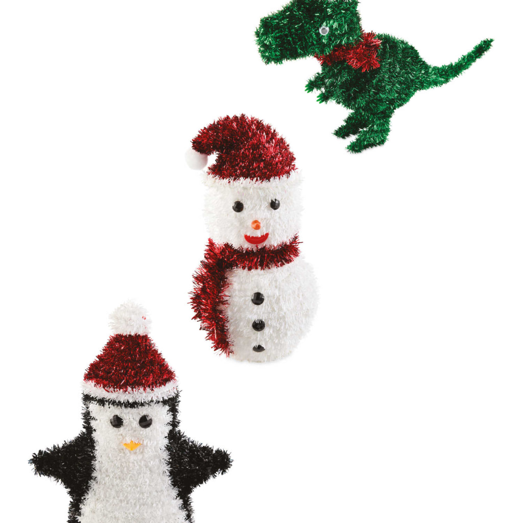 Perfect Christmas Tinsel Characters