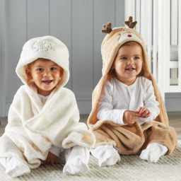 Baby Rudolph Hooded Blanket
