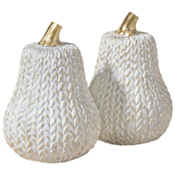Decorative Pumpkins - Set of 2
