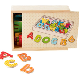 Playtive Montessori Wooden Magnetic Letters/ Numbers/Shapes
