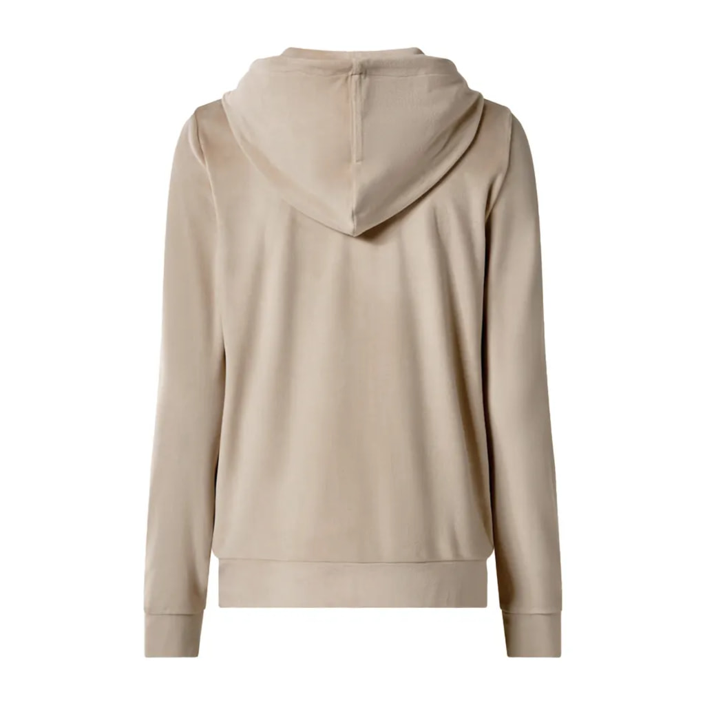 Ladies’ Beige Velour Tracksuit - 2 Piece Set