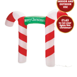 6Ft Christmas Inflatable Candy Cane