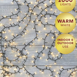 2000 Warm White LED Compact Lights