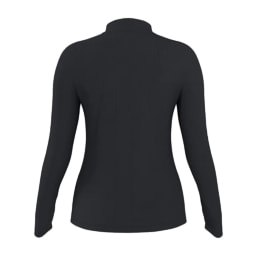 Ladies’ Black Ribbed Jumper