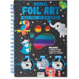 Sparkly Art Animal Foil Book