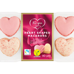 For You Heart Shaped Macarons