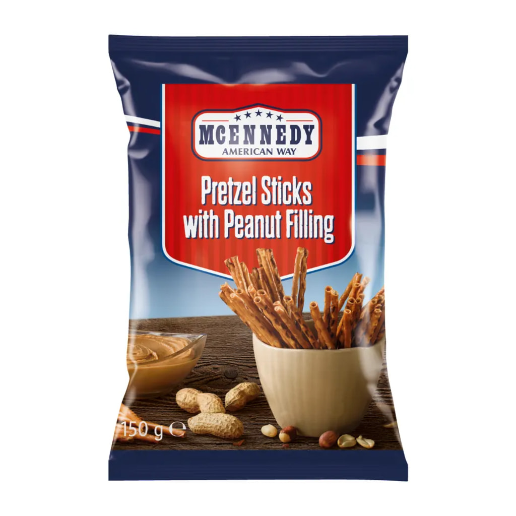 MCENNEDY - Pretzel Sticks With Peanut Filling