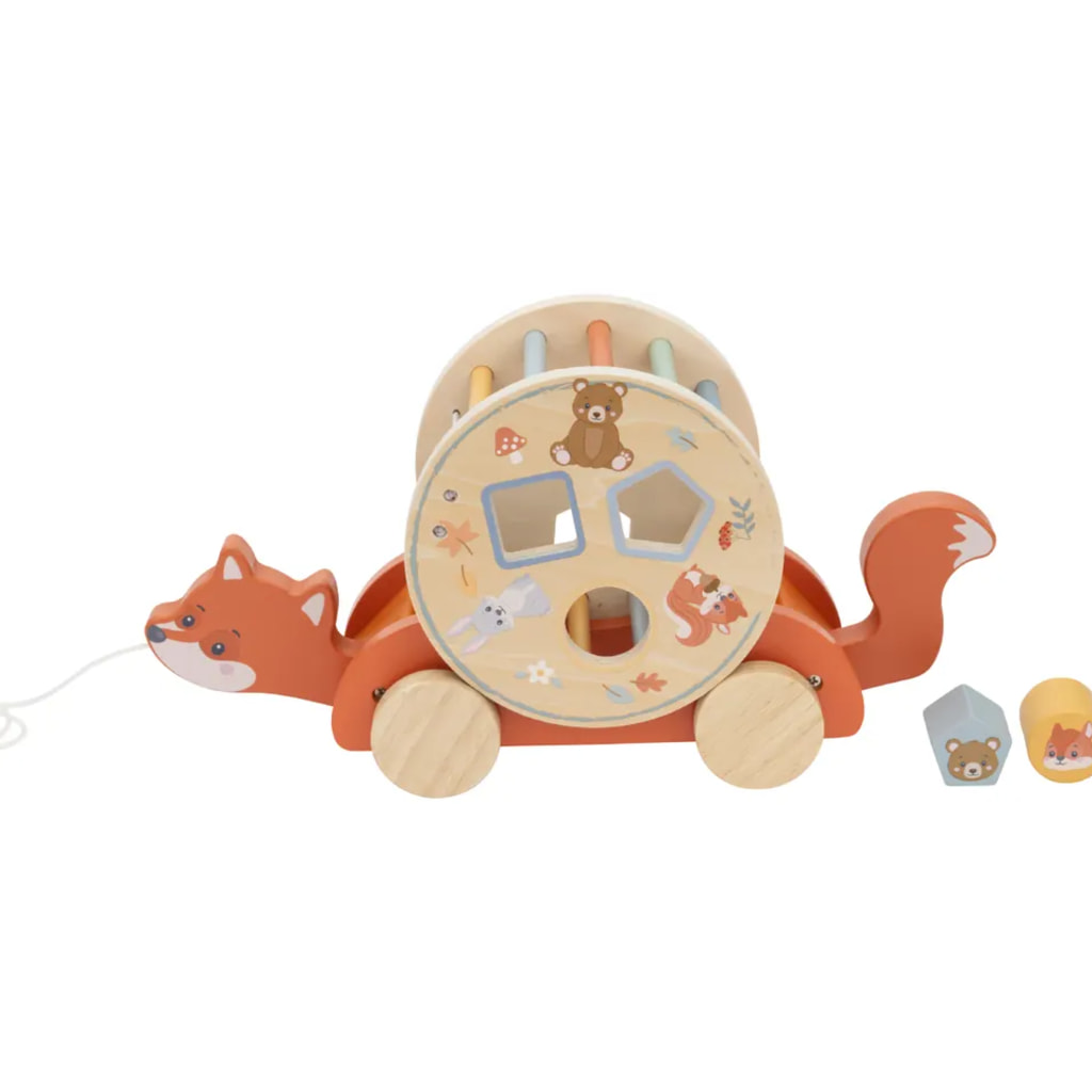 Pull Along Fox - 8 Pieces