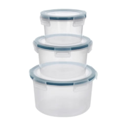 Round Food Storage Container Set - 3 Pieces