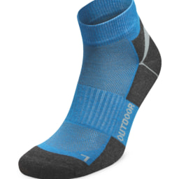 Crane Blue Ankle Socks