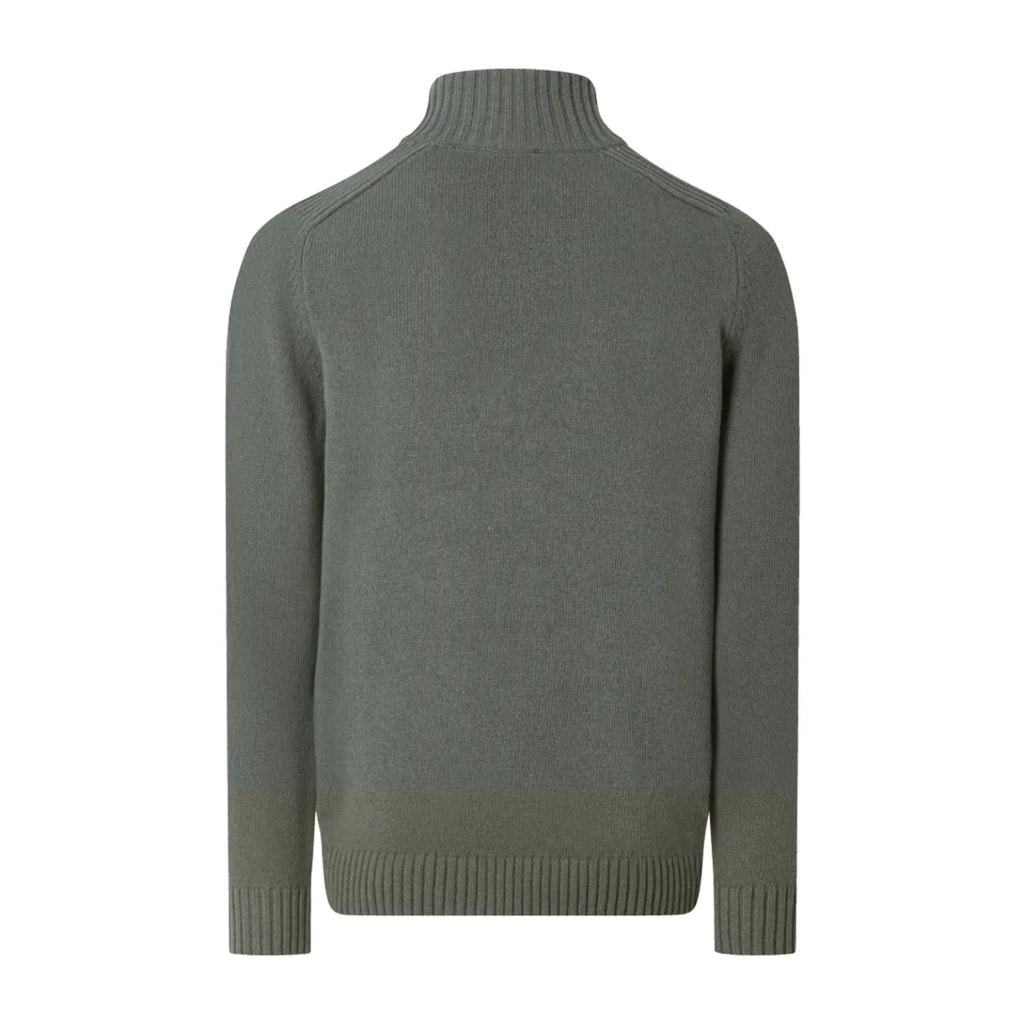 Men’s Green Half Zip Jumper