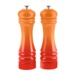 Orange Salt and Pepper Mill Set - 2 Pieces