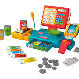 Playtive Toy Cash Register - 46 Piece Set