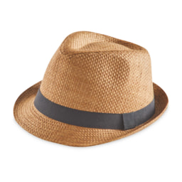 Adult's Black Ribbon Beach Hat