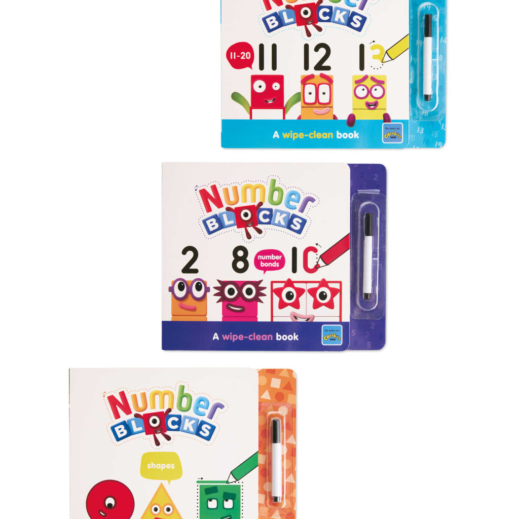 Alphablocks Wipe Clean Books