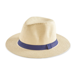 Adult's Navy Ribbon Beach Hat