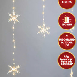 Perfect Christmas Curtain Lights