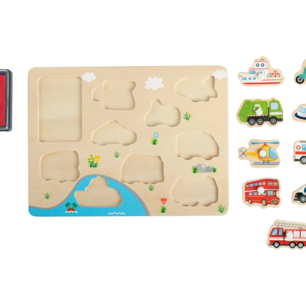 Stamp Puzzle - 11 Pieces