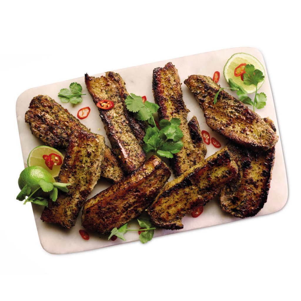 Salt & Chilli Pork Belly Slices