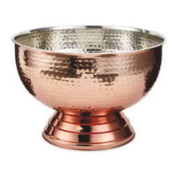 Copper Hammered Champagne Bowl