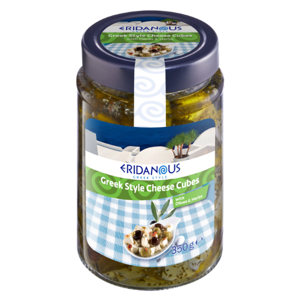 ERIDANOUS - Greek Style Cheese Cubes in Oil