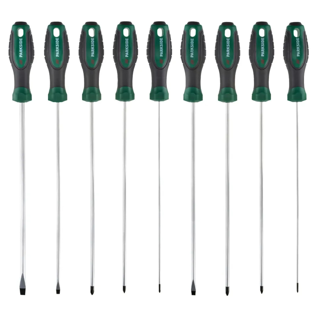 Long Reach Screwdriver Set - 9 Pieces