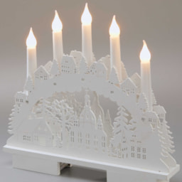 Festive Town Light Up Candle Arch