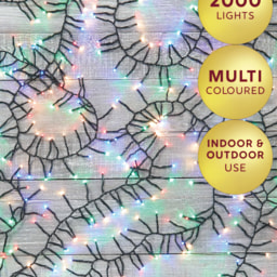 2000 Multicolour LED Cluster Lights
