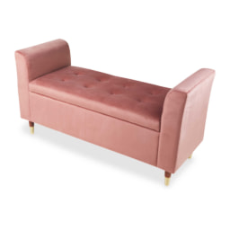 Pink Bedroom Ottoman