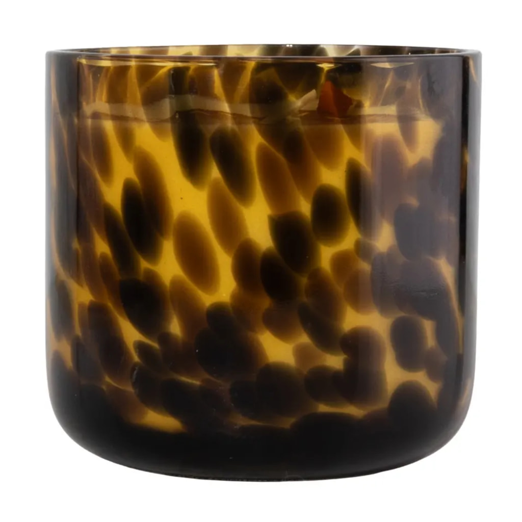Velvet Embers Confetti Glass Candle
