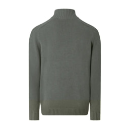 Men’s Green Half Zip Jumper