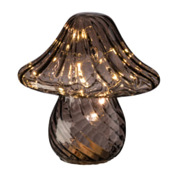 Grey Toadstool LED Decoration