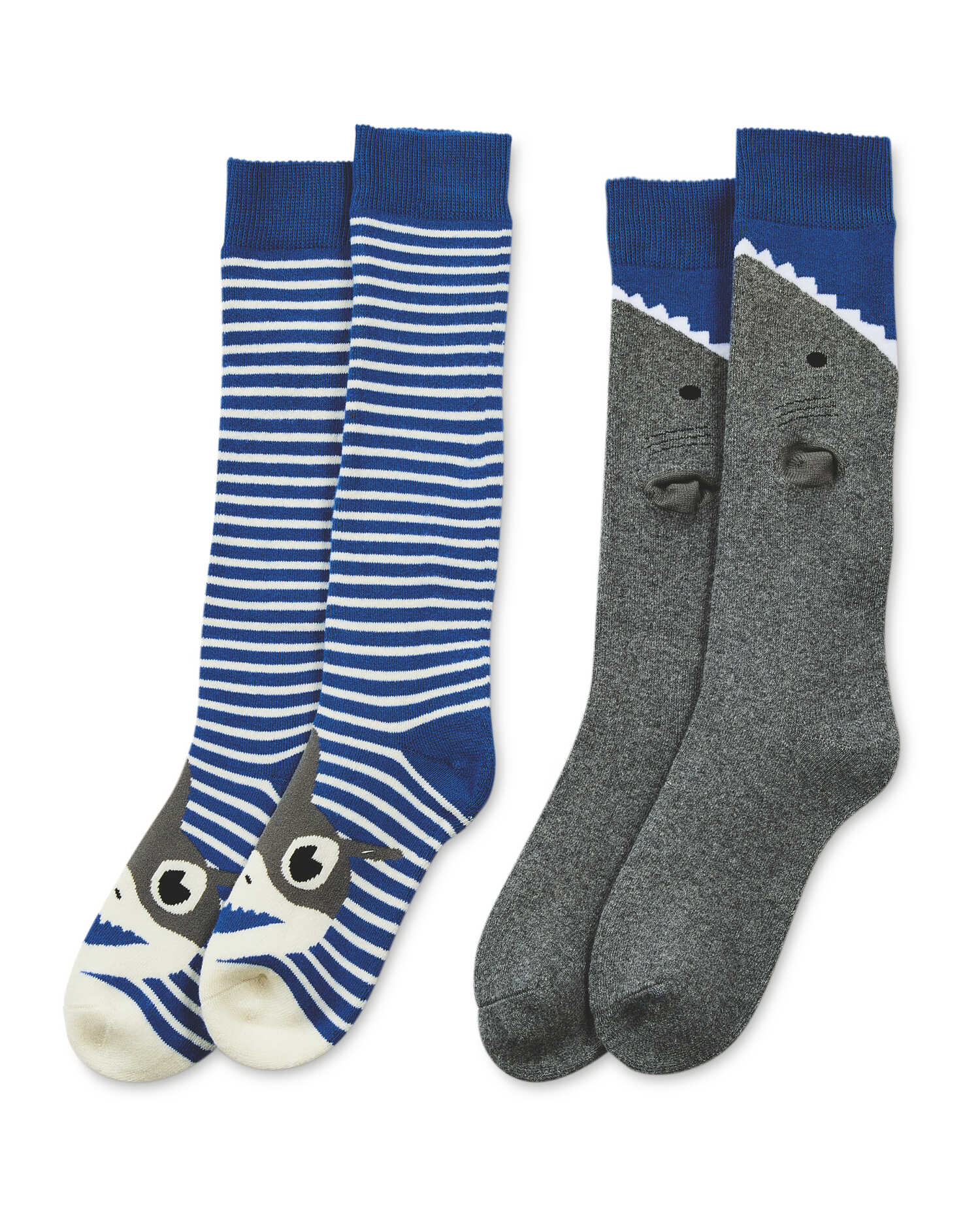 Kids' Shark Welly Socks 2 Pack