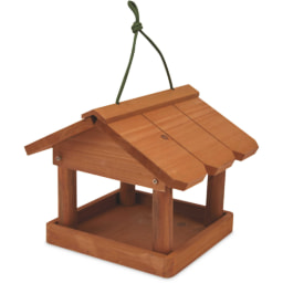 Hanging Wooden Bird Table