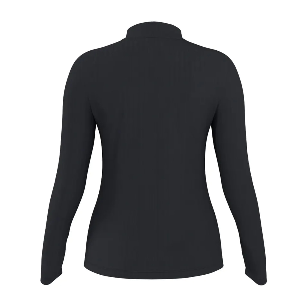 Ladies’ Black Ribbed Jumper