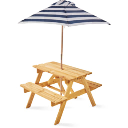 Children's Picnic Bench and Parasol