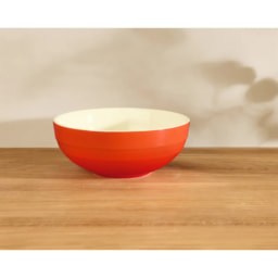 Orange Serving Bowl