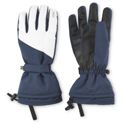 INOC Navy White Ski Gloves