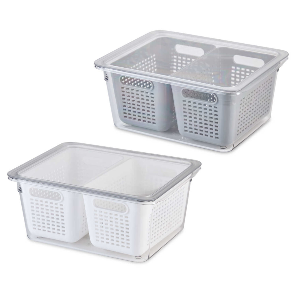 Fridge Storage With Twin Colander