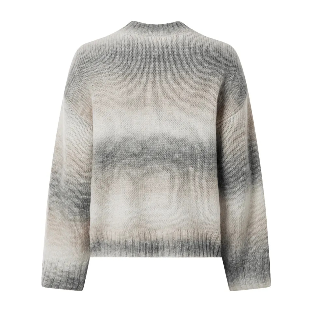 Ladies' Grey & Beige Jumper