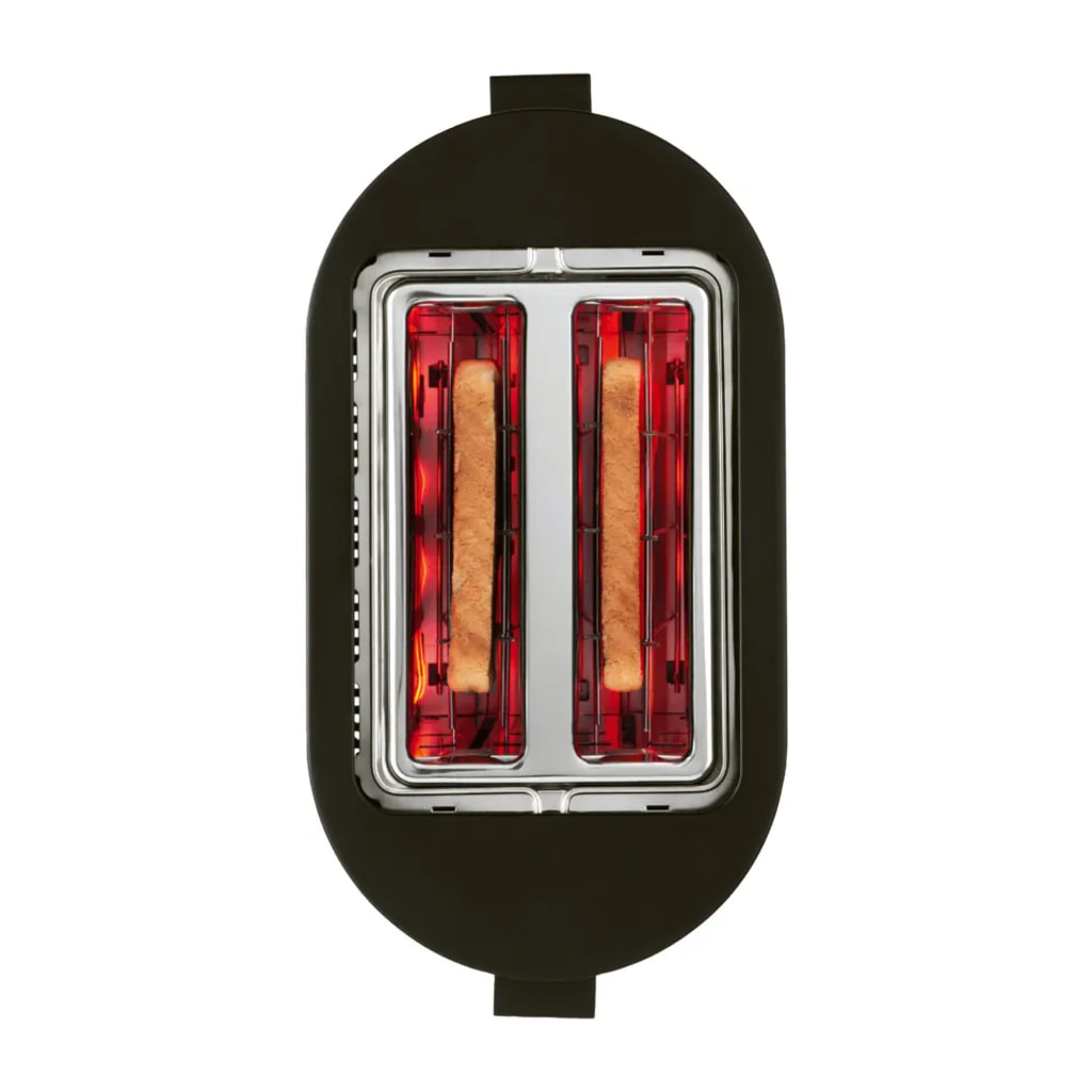 Black 2 Slice Toaster